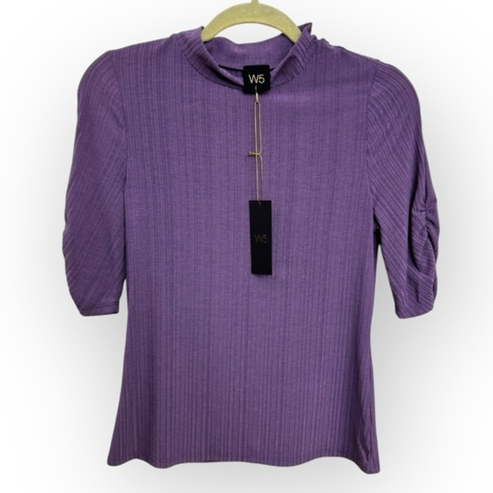 Anthropologie W5 Women’s Purple Blouse Size M *2124